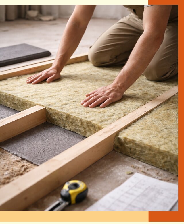 Шумоизоляция пола в Елабуге от 1266 руб./м² — профессиональная звукоизоляция | ТепломастерЛбг