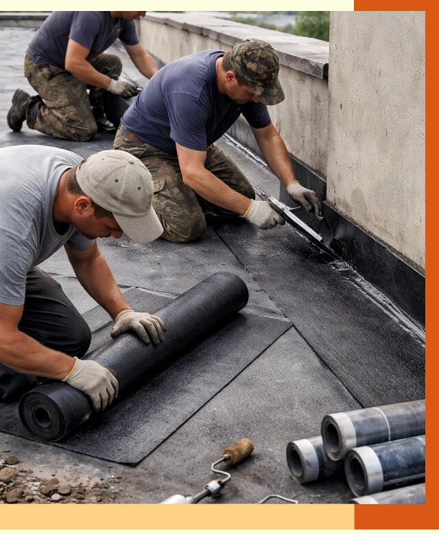 Гидроизоляция кровли в Елабуге от 4558 руб. — профессиональная гидроизоляция крыши | ТепломастерЛбг