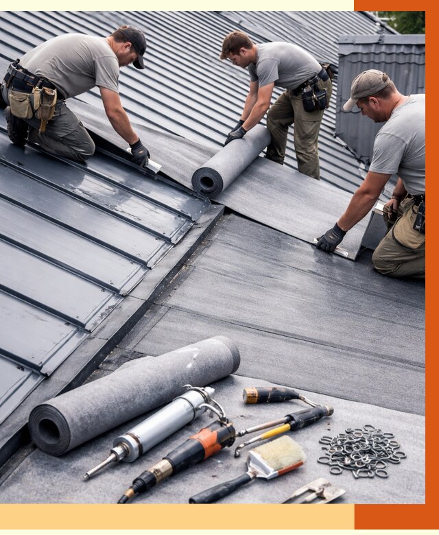 Гидроизоляция металлической кровли полимочевиной в Елабуге от 8609 руб. | ТепломастерЛбг