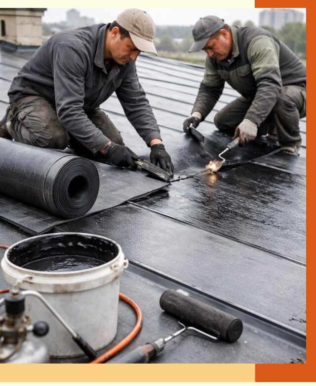 Гидроизоляция фальцевой кровли в Елабуге от 7596 руб. под ключ | ТепломастерЛбг