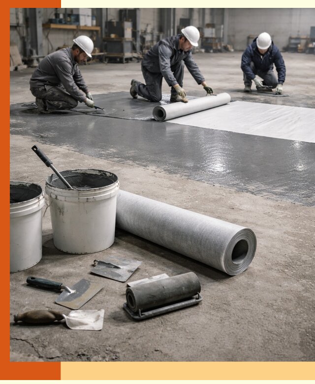 Гидроизоляция промышленного пола в Елабуге — защита и долговечность