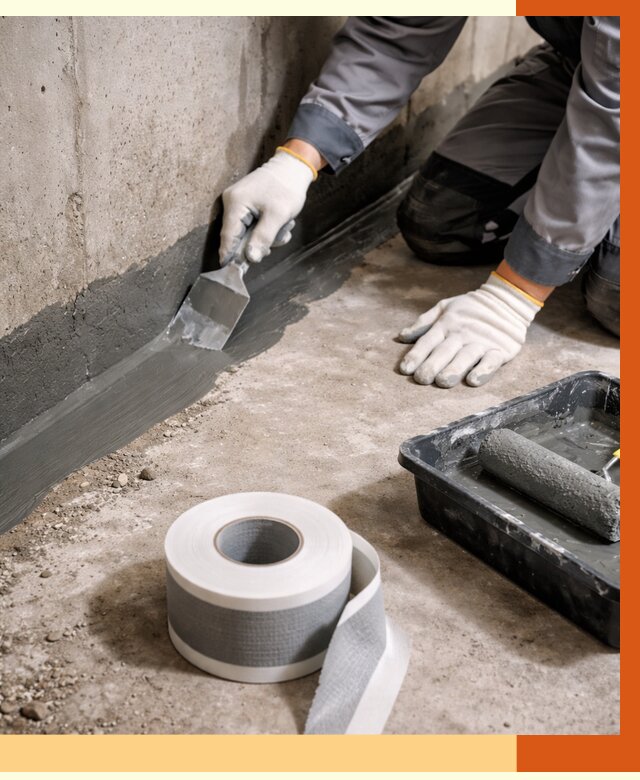 Гидроизоляция швов и герметизация стыков в Елабуге от 1266 руб. | ТепломастерЛбг