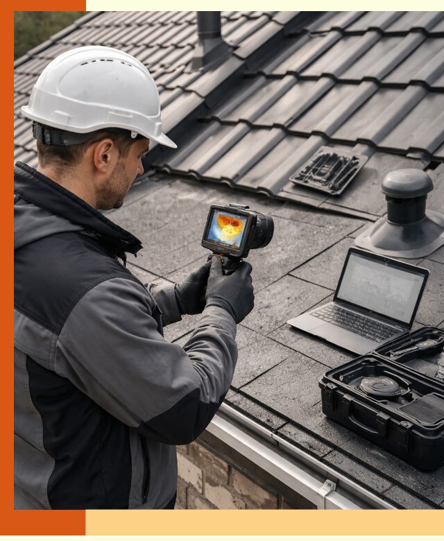 Тепловизионное обследование кровли в Елабуге для выявления дефектов