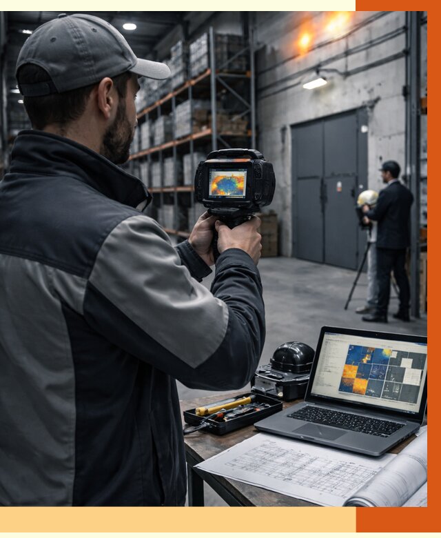 Тепловизионное обследование склада в Елабуге от 6583 руб. | ТепломастерЛбг