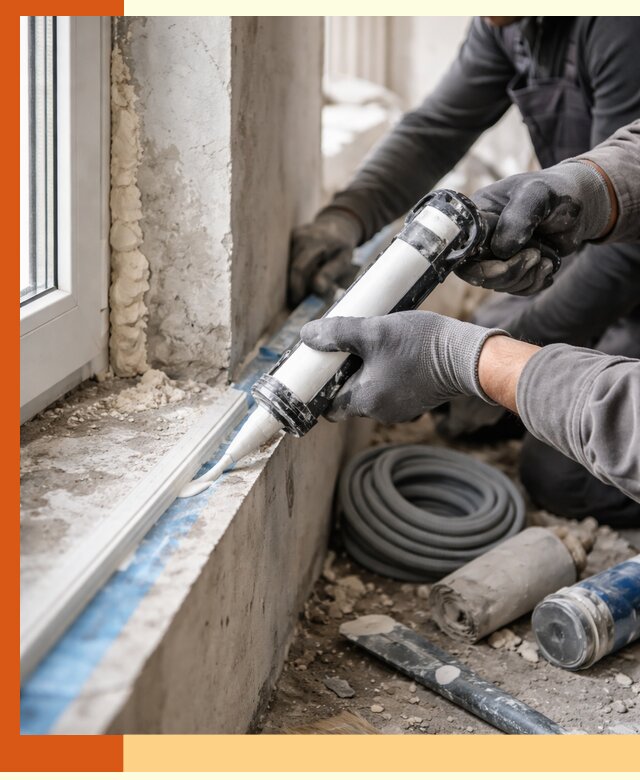 Герметизация стыков и примыканий зданий в Елабуге